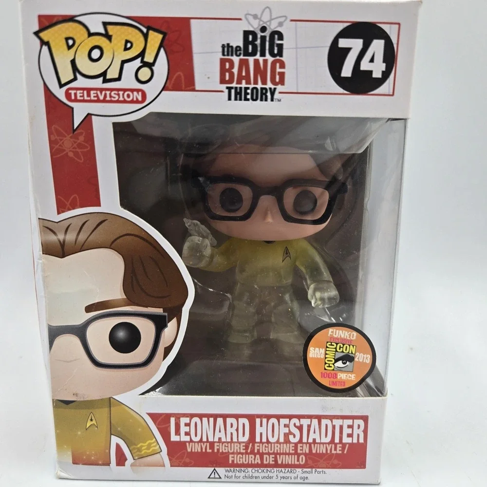 SDCC New Big Bang Theory Leonard Rare Limited Pop Vinyl Funko Figure Vaulted